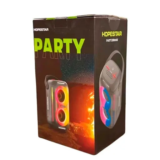 Колонка Hopestar Party 200 Mini, 20W/TWS/IPX5/RGB/3000mAh, - фото 3