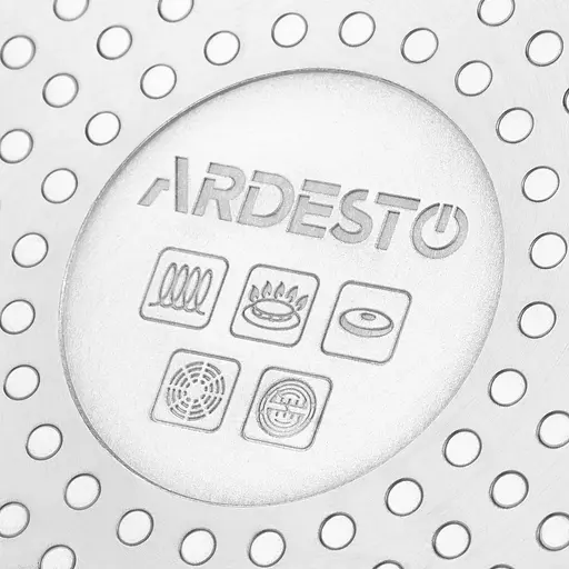 Сковорода Ardesto Gemini Daiano для млинців 24 см алюміній чорна (AR1924GBP) - фото 7