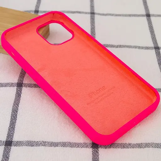 Чохол Epik Silicone Case Full Protective AA для Apple iPhone 12 Pro/12, 6.1 Рожевий/Barbie pink - фото 3