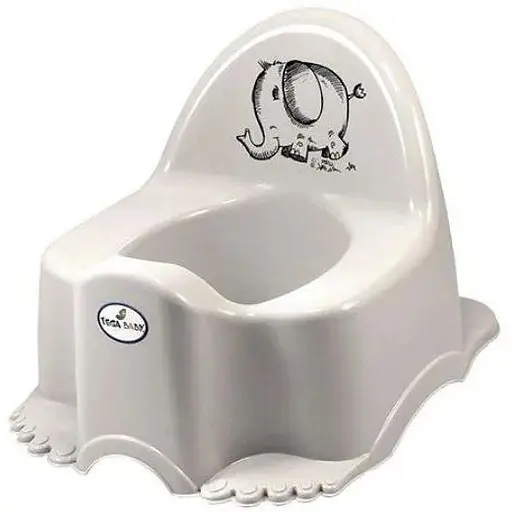 Горщик дитячий Tega Baby з музикою Elephant grey - фото 1