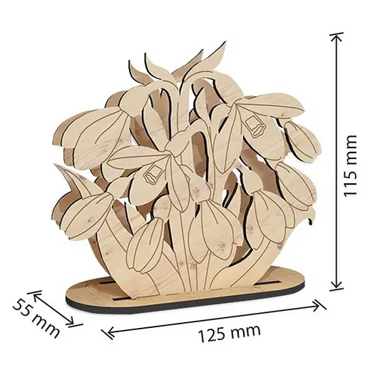 Дитячий набір для творчості "Snowdrops" Fabrika Decoru FDCKW-048 - фото 4