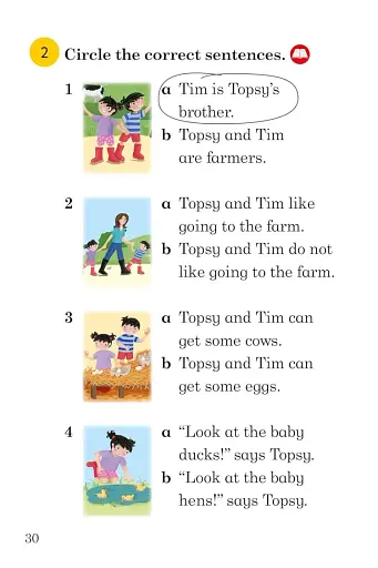 Ladybird Readers 1 Topsy and Tim. Go to the Farm - фото 4