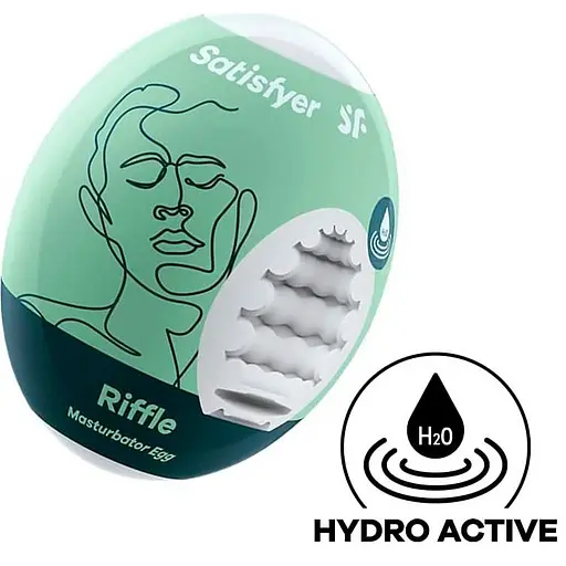 Мастурбатор-яйцо Satisfyer Masturbator Egg Riffle (SO5520) [96196] - фото 3
