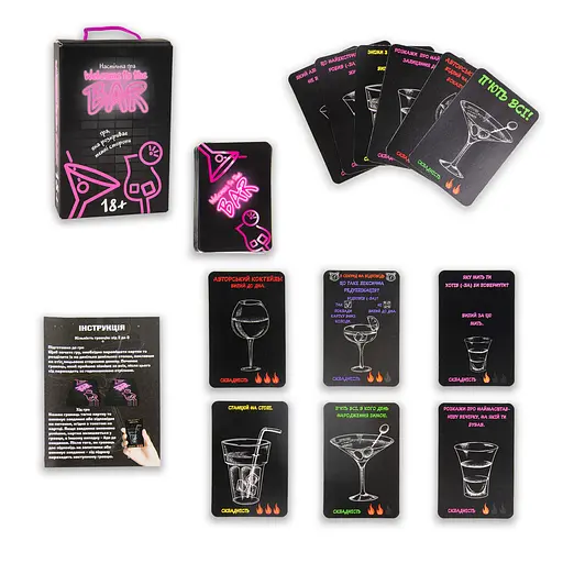 Настільна гра Strateg Welcome to the BAR розважальна українською мовою (30374) - фото 2