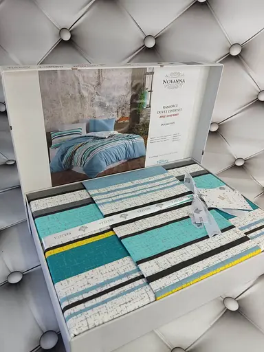 Комплект постільної білизни Belizza Novanna Євро Різнобарвний 000230433 - фото 4