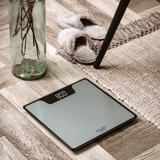 Весы напольные Adler AD 8174 silver электронные/ 180кг/ 2хААА/ автовыключение - фото 5