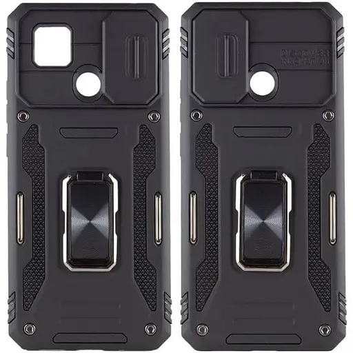 Чохол Epik Camshield Army Ring для Xiaomi Redmi 9C/10A ударостійкий Чорний/Black - фото 1