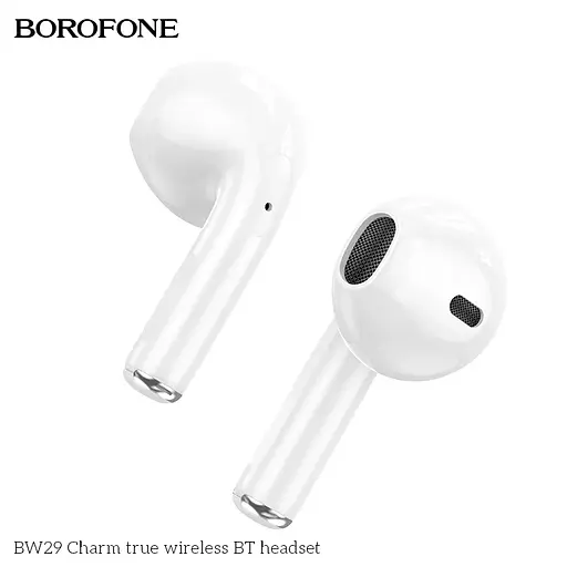 Навушники Borofone BW29 Charm true wireless BT headset Taro Purple - фото 2