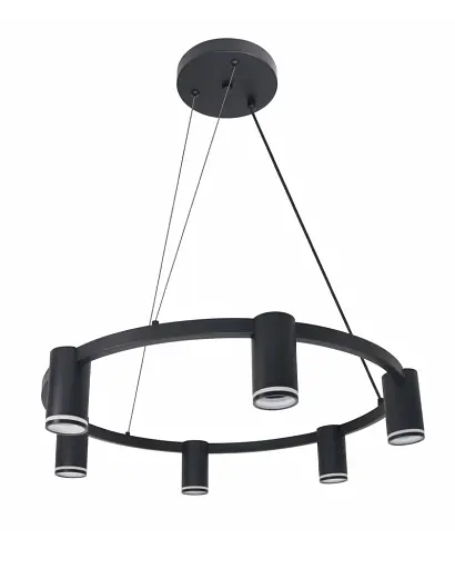 Люстра Goldlux 326201 Paris GU10 6x12W IP20 Черная - фото 1