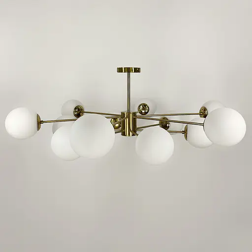 Потолочная люстра Right Selection на 12 плафонов Line.F CD 111/12 AB - фото 8