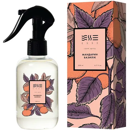 Румспрей Esse Home Мандарин Базилік 200 мл