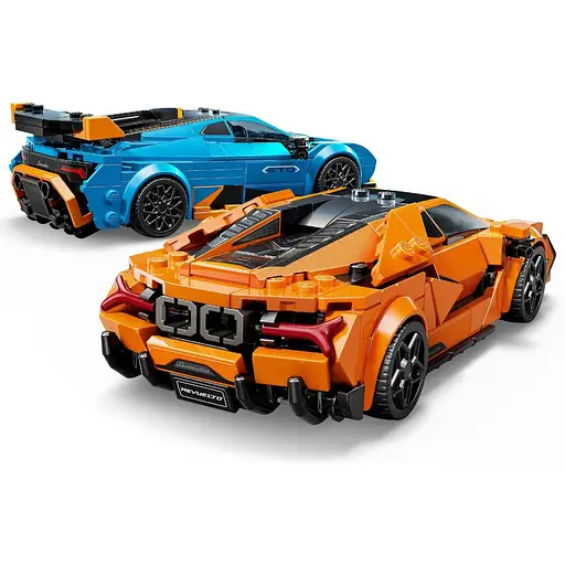 Конструктор LEGO Speed Champions Lamborghini Revuelto и Huracan STO 607 деталей (77238) - фото 2