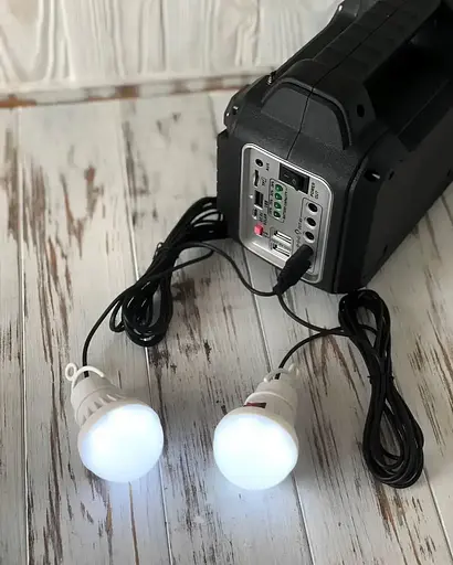 Зарядна станція NNS NS-S56LS + сонячна панель + 4 лампи + ліхтар - фото 6