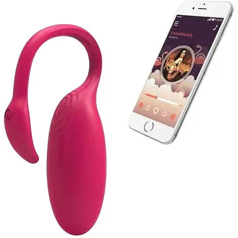 Виброяйцо с управлением со смартфона Magic Motion Flamingo 7.2 см розовый