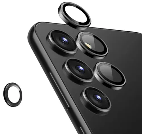 Захисне скло на камеру DK Lens Metal Ring Eagle Eye для Samsung Galaxy S23+ S916 015719 black - фото 3