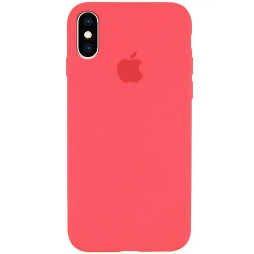 Чохол Epik Silicone Case Full Protective AA для Apple iPhone XS Max 6.5 Кавуновий/Watermelon red