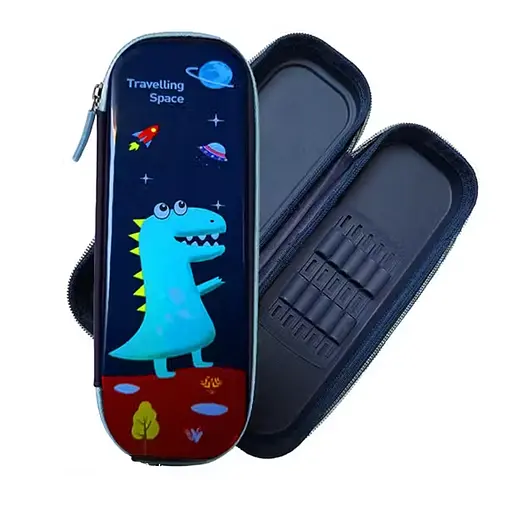 Пенал Динозавр, 2 отделения (в ассортименте)