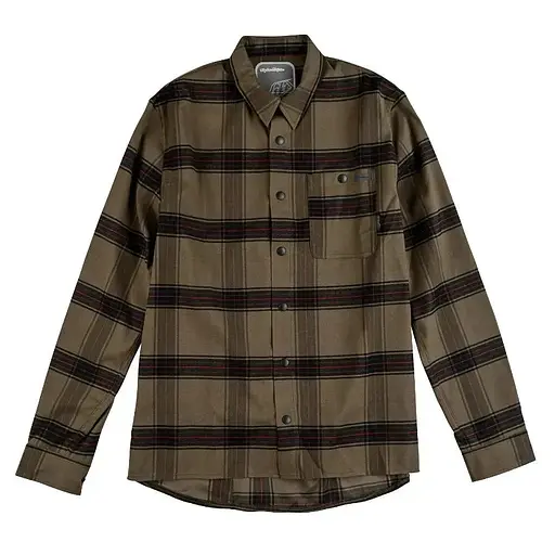Сорочка TLD Grind Flannel YD Plaid Dark Pine Green XL Troy Lee Designs (1106-827650005)