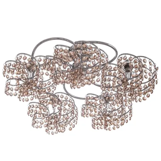 Люстра потолочная Brille галогенная хрустальная G9 40W CH (BR-01 311S/5)