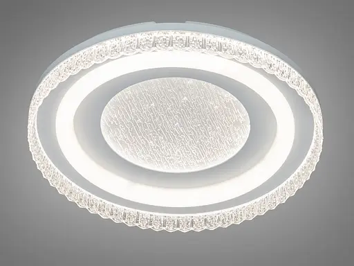 Стельовий LED світильник біле коло 85 Вт матовий - фото 1