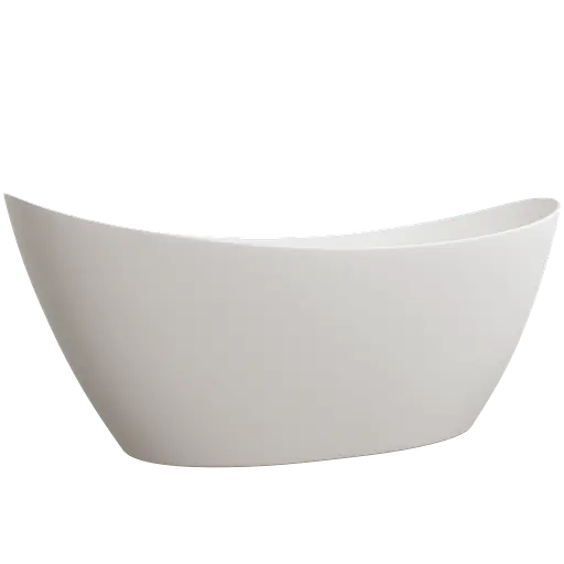 Ванна окремостояча матова Amdcon Capr 170x77 з литого каменю CAPR_170_MAT Білий матовий - фото 8
