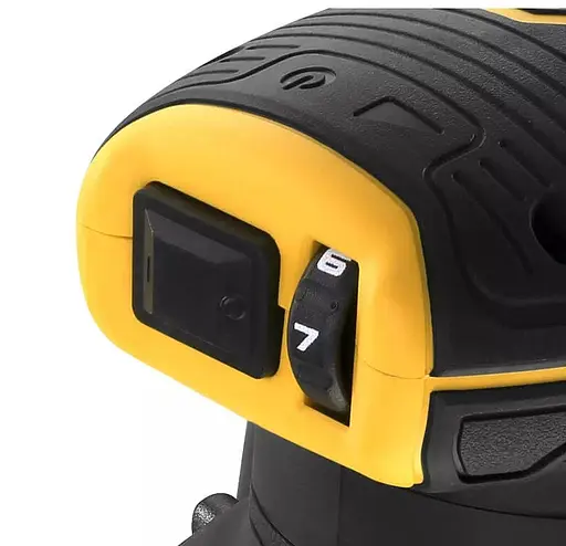 Аккумуляторная эксцентриковая шлифмашина DeWalt с АКБ и ЗУ DCW210P2 - фото 6