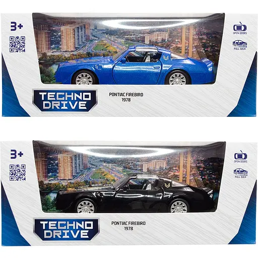 Автомодель TechnoDrive Pontiac Firebird 1978 (250410U) - фото 11