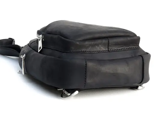 Чоловіча шкіряна сумка через плече Newery sum0026693 - фото 5