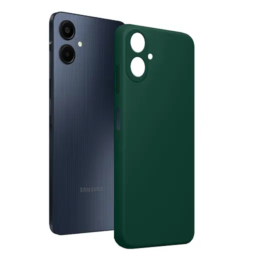 Чехол Make Samsung A07 Silicone Green - фото 4