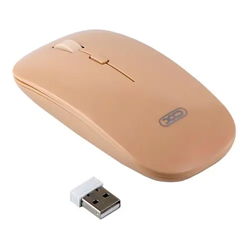 Комп'ютерна мишка XO M7 Fashion Smooth Wireless Mouse Рожева - фото 1