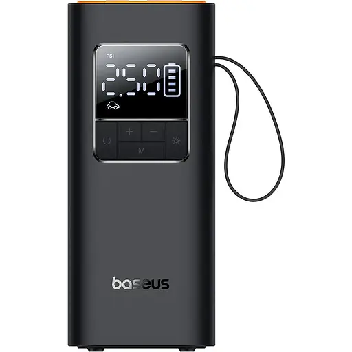 Автокомпресор Baseus SuperMini Pro портативний чорний 4000mAh 50W