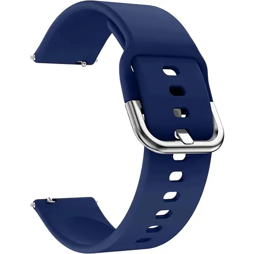 Ремешок DK CDK для Garmin Forerunner 255 / 255 Music "L" 22mm Silicone Sport Band Classic (011018) (dark blue)