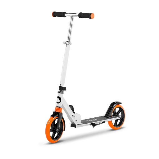 Дитячий самокат Lionelo Luca White Orange 35х88.5х82-97 см 000148551 - фото 3