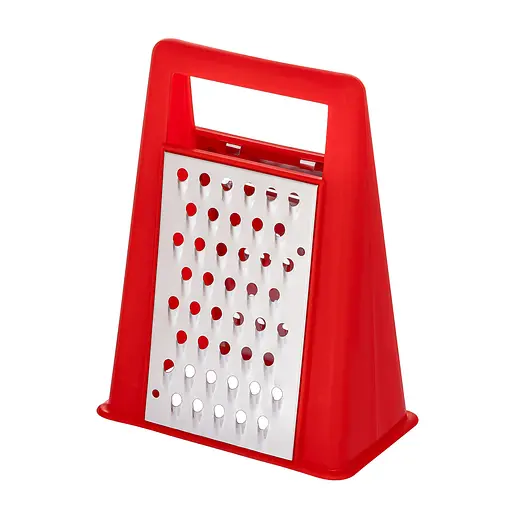 Тертка конус для овочів та фруктів 2-стороння з нержавіючої сталі у пластиковому корпусі (висота 19 см), Kitchette 84008 - фото 3