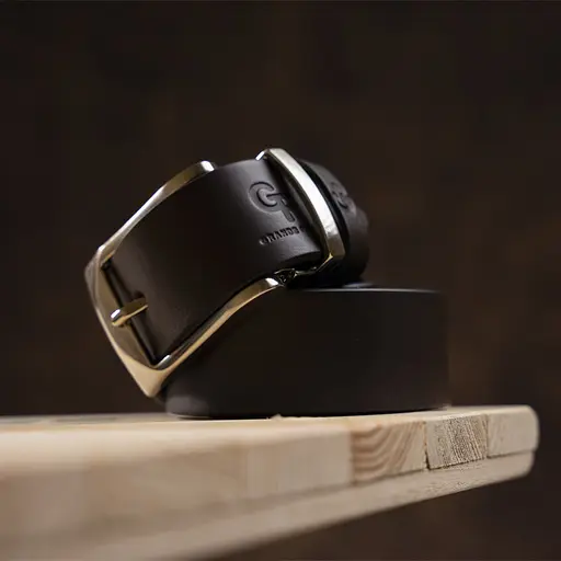 Ремінь шкіряний Grande Pelle чоловічий 3,5х120 см acs0014971 - фото 2