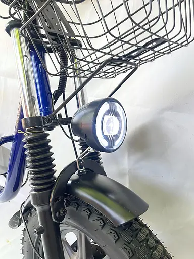 Электровелосипед двухместный Minako Monster (2000W 60V 36Ah) + Тормоз гидравлика Синий - фото 4