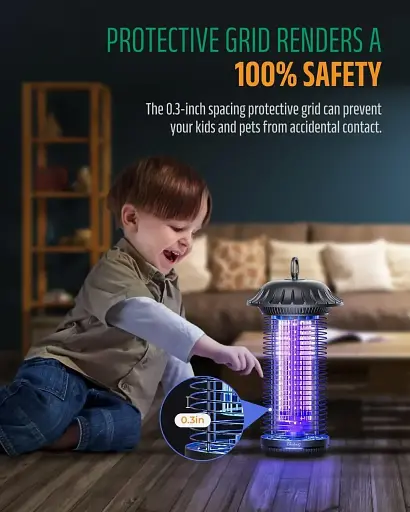 Электронный убийца насекомых Buzbug Bug Zapper - фото 5