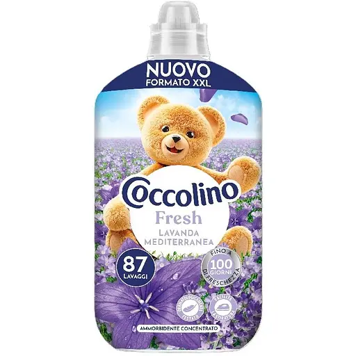 Кондиціонер для білизни Coccolino Fresh Середземноморська лаванда 1.85 л 80 прань - фото 1