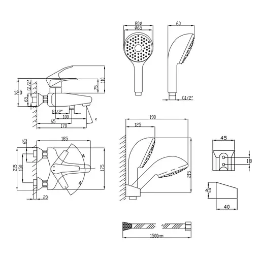 Змішувач для ванни Lidz (CRM) 20 49 006 03 New - фото 4