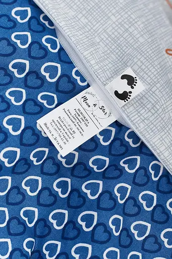 Комплект постельного белья Moon&Star семейный 160х220х2 наволочки 4х70х70 Bessi Love Бязь Gold Люкс - фото 9