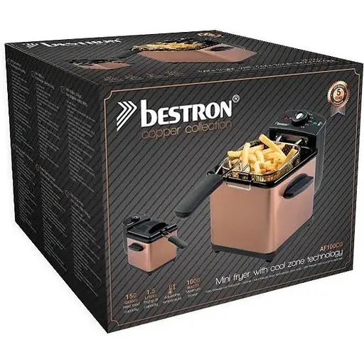 Міні-фрітюрниця AF100CO з технологією прохолодної зони - фото 4