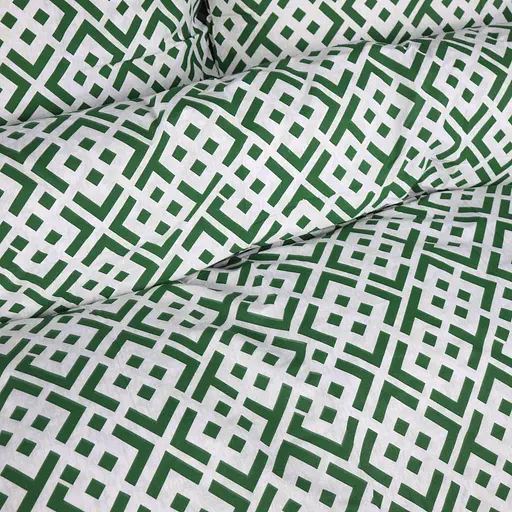 Пододеяльник MirSon бязь Abstract Green 175х210 см (2200013166115) - фото 9