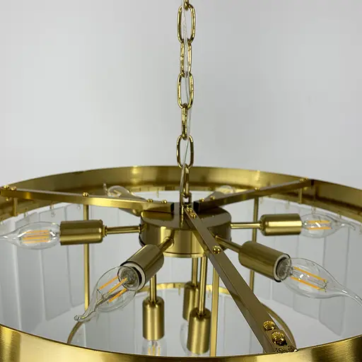 Латунная люстра Kiandra в двух размерах Line.F Диаметр 60см - фото 7