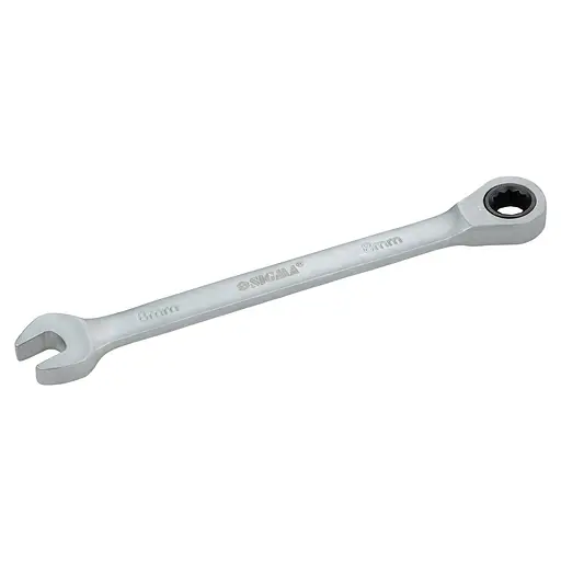 Ключ рожково-накидный Sigma с трещоткой 8 мм CrV satine (6022081) - фото 3