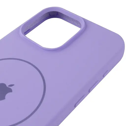 Чохол Epik Silicone Case Full Protective AA V2 with MagSafe для Apple iPhone 12 Pro/12, 6.1 Бузковий/Dasheen - фото 5