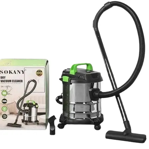 Циклонный профессиональный мощный вакуумный пылесос Sokany SK-13019 мешок 16л 2500 Вт сухая уборка Серый - фото 9