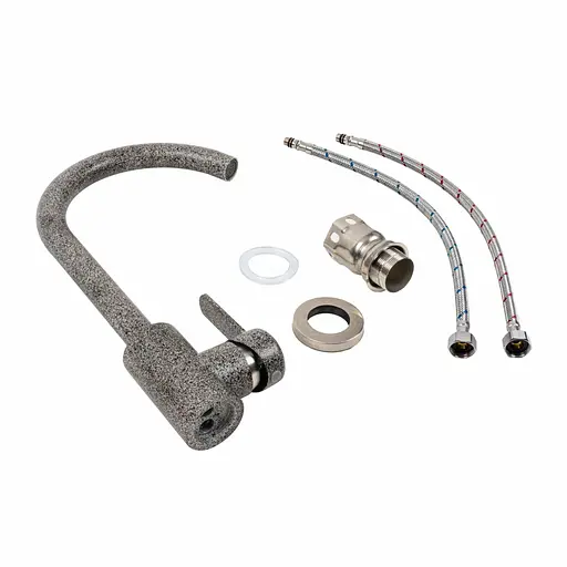 Смеситель для кухни Platinum 7990 NEST микс Графит - фото 2