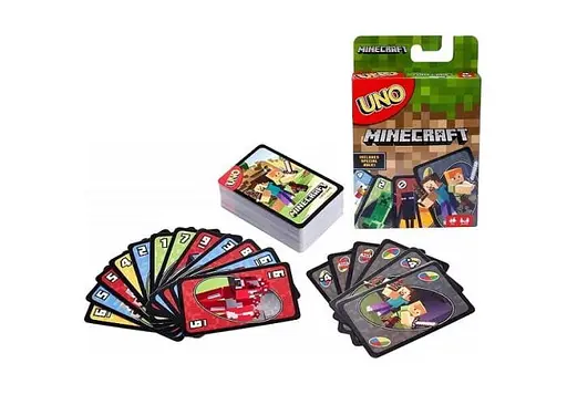 Настольная игра Mattel Уно Майнкрафт (UNO Minecraft) (FPD61) - фото 4