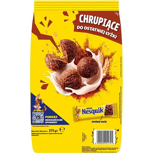 Сухий сніданок Nestle Nesquik з вітамінами та мінеральними речовинами 375 г - фото 2