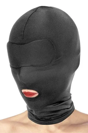 Капюшон для БДСМ с открытым ртом Fetish Tentation Open Mouth Hood - фото 3